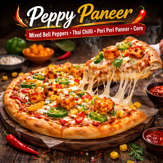 Amul Cheese Burst Peppy Paneer - 14"
