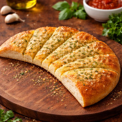 Half Moon Garlic Bread